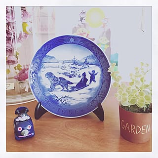 棚 ロイヤルコペンハーゲンイヤープレートのインテリア実例 Roomclip ルームクリップ