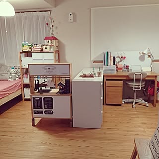 無印良品/子供のいる暮らし/学習机/勉強机/IKEA...などのインテリア実例 - 2017-03-20 20:59:32