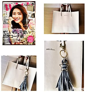 部屋全体/付録欲しさについ買ってしまった♡/with5月号/オトナのレザー調トート/グレージュ...などのインテリア実例 - 2017-04-03 09:33:59