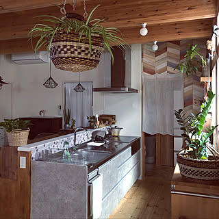 DIY/かべがみや本舗/ポトス/タイルシール/山善...などのインテリア実例 - 2019-12-18 11:48:57