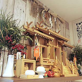 神棚お正月飾りのインテリア実例 Roomclip ルームクリップ