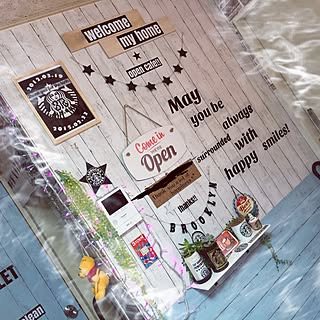 部屋全体/グリーン増やし中/リメ缶❤︎/Rスター☆/いつもイイネ★ありがとぅございますっ★...などのインテリア実例 - 2016-06-19 23:19:31