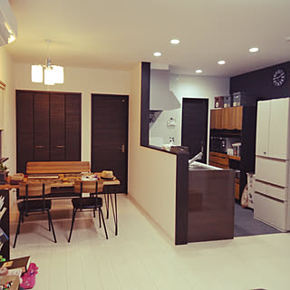 部屋全体 細長いリビングのインテリア実例 Roomclip ルームクリップ