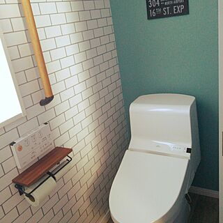 トイレ アクセントクロスのインテリア実例 Roomclip ルームクリップ