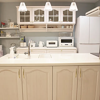 RoomClipアンケート/キッチン/食器棚/収納/フレンチ...などのインテリア実例 - 2019-07-05 00:26:59