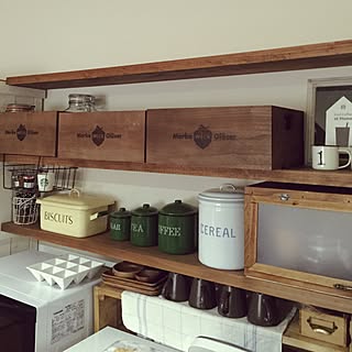 キッチン/ホーローキャニスター/kitchen kitchen/RC石川支部/DIY...などのインテリア実例 - 2015-08-17 14:11:41