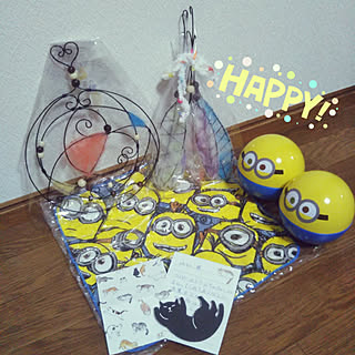 部屋全体/posauruさんの作品♡/posauruさんのワイヤークラフト☆/ドリームキャッチャー♡/posauruさんありがとぉ♥...などのインテリア実例 - 2018-02-07 22:02:16