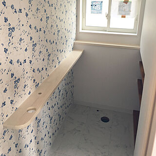 トイレ 花柄壁紙のインテリア実例 Roomclip ルームクリップ