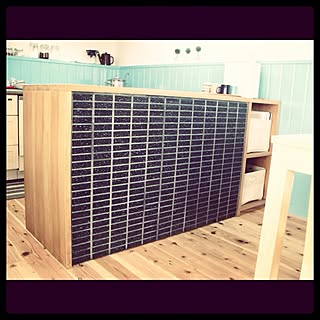 キッチン/カウンター/収納/タイルのインテリア実例 - 2012-05-30 12:58:04