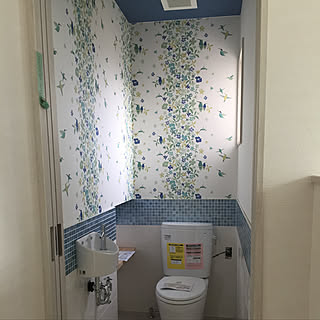 サンゲツ トイレ 壁紙の商品を使ったおしゃれなインテリア実例 Roomclip ルームクリップ