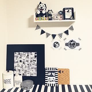 イベント用/モノトーン/白黒/フィリックス/IKEA...などのインテリア実例 - 2016-11-05 23:19:33