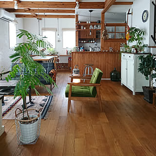 リビング/無垢の床/ナラ材(オーク)/浮づくり/アズコンストラクション...などのインテリア実例 - 2018-03-06 20:26:31