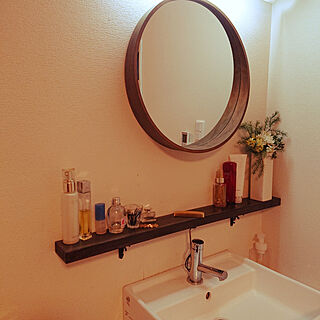 洗面台 ニトリの鏡のインテリア実例 Roomclip ルームクリップ