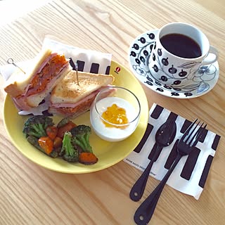 シエナ柄/カトラリー/ブランチ/ワンプレート/料理...などのインテリア実例 - 2015-10-14 00:46:45