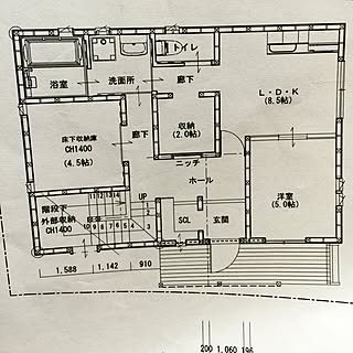 間取り図 1階のインテリア実例 Roomclip ルームクリップ