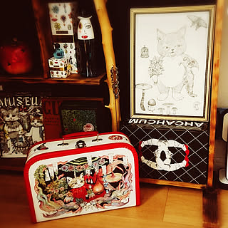 棚/これさえあれば、わたしの部屋/キノコ/ヒグチユウコ/あちゃちゅむ...などのインテリア実例 - 2018-07-07 09:50:29