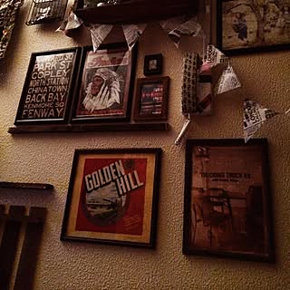 拾い画のポスターのインテリア実例 Roomclip ルームクリップ