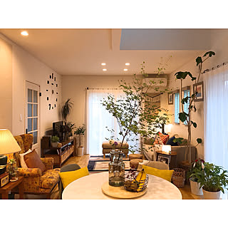 部屋全体/無印良品アロマディフューザー/ナチュラルインテリア/ランプのある暮らし/植物のある暮らし/ドウダンツツジ...などのインテリア実例 - 2018-06-18 07:15:21