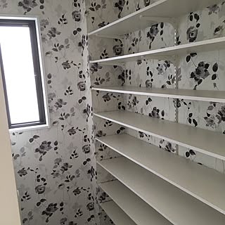 アクセントクロス シューズクロークのインテリア実例 Roomclip ルームクリップ