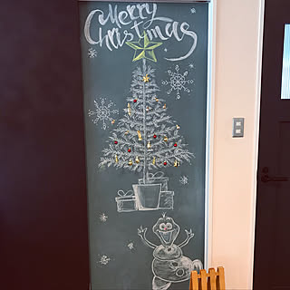 クリスマスツリー チョークアートのインテリア実例 Roomclip ルームクリップ