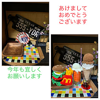 今年も宜しくお願い致します(ღ′◡︎‵)/あけましておめでとうございます♡/今年初投稿です(*´˘`*)♡/メルカリで出品されてます/追加注文した...などのインテリア実例 - 2020-01-04 10:43:02