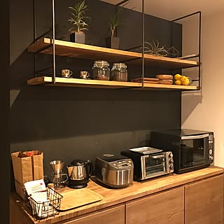 キッチン/隠す派/山善収納部/一軒家/シンプル...などのインテリア実例 - 2017-03-01 00:41:38