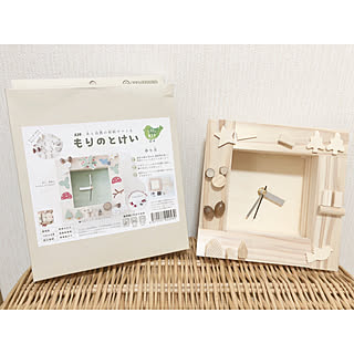 時計DIY/工作/簡単ハンドメイド/子供と暮らす家/ナチュラル...などのインテリア実例 - 2019-07-30 15:42:46