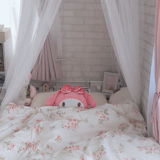 白ピンクのインテリア実例 Roomclip ルームクリップ
