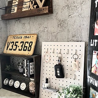 壁紙/セリア/salut!/収納DIY /ダイソー...などのインテリア実例 - 2019-08-12 22:47:58