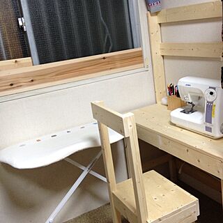 机/椅子/DIY/結露対策/実用的のインテリア実例 - 2014-02-03 18:44:45