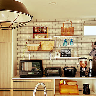 バルミューダ トースター/キッチンの吊り戸棚/注文住宅/セキスイハイム/新築マイホーム...などのインテリア実例 - 2020-01-21 10:45:59