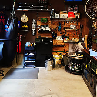 ガレージ 塗装diyのインテリア 手作りの実例 Roomclip ルームクリップ