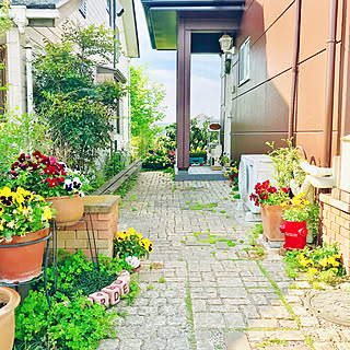 玄関アプローチdiyのインテリア 手作りの実例 Roomclip ルームクリップ