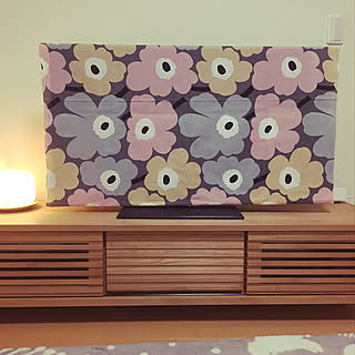テレビカバー テレビカバー布かけただけのインテリア実例 Roomclip ルームクリップ