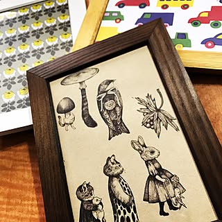 ヒグチユウコ100ポストカードのインテリア実例 Roomclip ルームクリップ