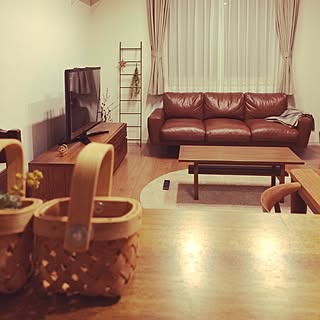 部屋全体/ソファ/無垢家具/かご/コンテストに参加します...などのインテリア実例 - 2015-03-07 21:08:04