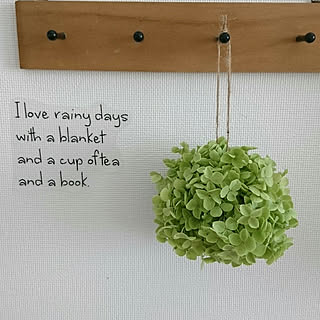 ナチュラルインテリア/ナチュラル好き♡/はんどめいど/アナベル/フラワーボール...などのインテリア実例 - 2019-07-05 15:25:33