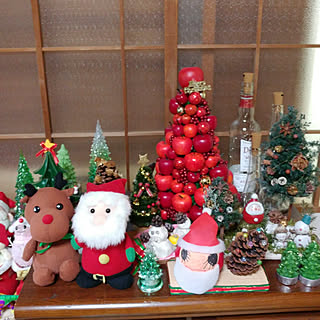 クリスマスツリー 和風住宅のおしゃれなアレンジ 飾り方のインテリア実例 Roomclip ルームクリップ