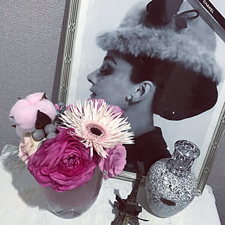 ポスター オードリーヘップバーンのインテリア実例 Roomclip ルームクリップ