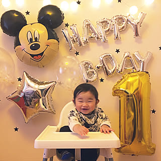 100均 Happy Birthdayのインテリア実例 Roomclip ルームクリップ