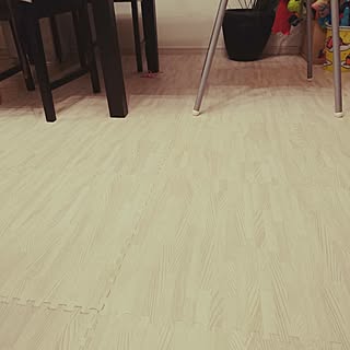 部屋全体/ジョイントマット木目調/山善おうちすっきりボックスモニター応募のインテリア実例 - 2017-02-24 19:46:34