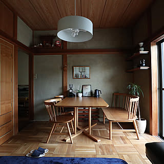 古い家 和モダンインテリアのインテリア レイアウト実例 Roomclip ルームクリップ