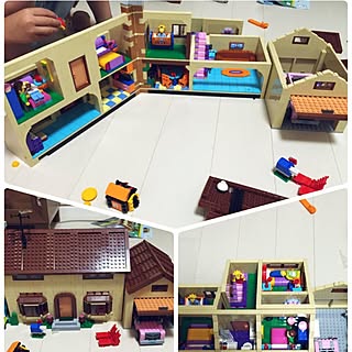 机/おきにいり♡/ガレージハウス/シンプソンズ/レゴブロックのインテリア実例 - 2015-07-20 05:41:28