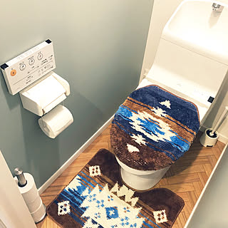 Ikea しまむらのトイレマットのインテリア実例 Roomclip ルームクリップ