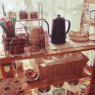 カフェ風 ドリンクバーのインテリア実例 Roomclip ルームクリップ