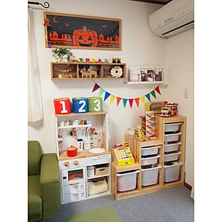 子供部屋 飾り棚のインテリア実例 Roomclip ルームクリップ
