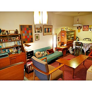 部屋全体/IDEE AOソファー/ソファ/こけし/カラフル系...などのインテリア実例 - 2016-09-25 10:35:17
