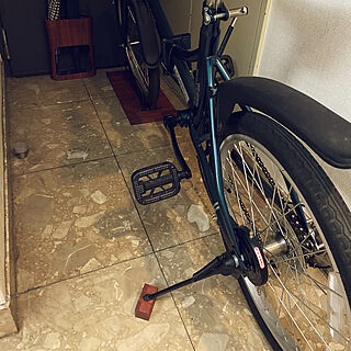 自転車スタンドdiyのインテリア 手作りの実例 Roomclip ルームクリップ