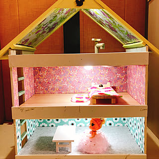 100均 ドールハウスdiyのインテリア 手作りの実例 Roomclip ルームクリップ