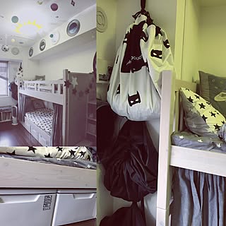 ベッド周り/おもちゃ収納/こどもと暮らすインテリア/楽天roomやってます/インスタID:kotatsuneko96...などのインテリア実例 - 2017-05-11 04:31:06